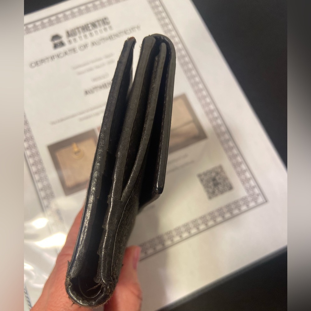 GUCCI ~ Horse Bit ~ Vintage Brown Leather ~ GG Canvas Bifold ~ COA Included 🤎✨ - Picture 2 of 11